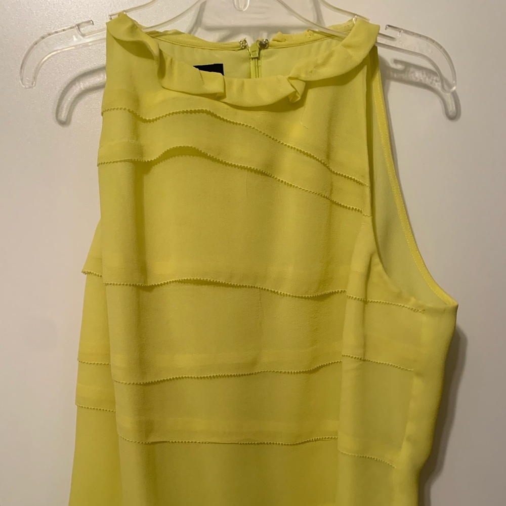 INC yellow tank blouse
